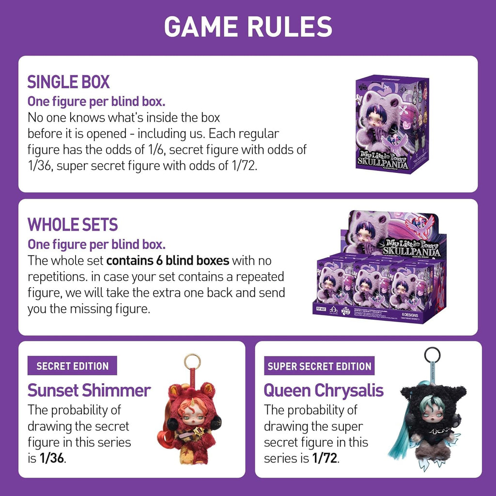 SKULLPANDA × My Little Pony Blind Box