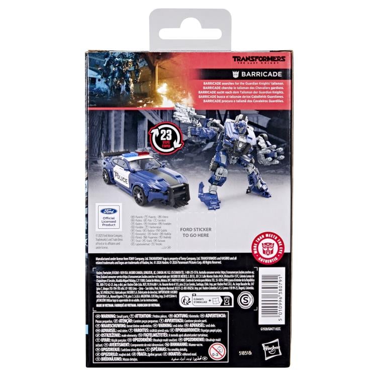 Transformers: The Last Knight Studio Series Barricade