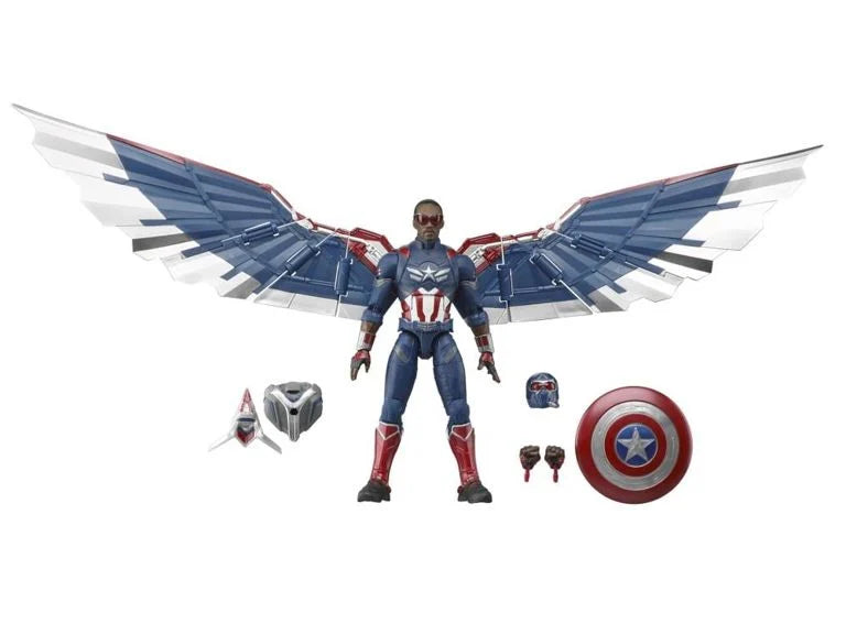 Marvel Legends: Captain America (Sam WIlson) Brave New World Deluxe Captain America Figure
