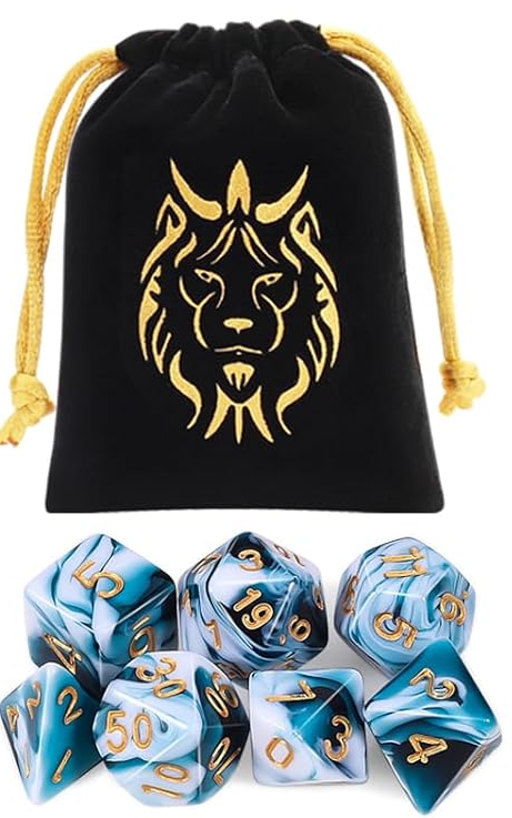 Acrylic D20 Dice Sets