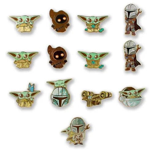 Star Wars Mandalorian and Grogu Mystery Minis Series 1 Enamel Pins