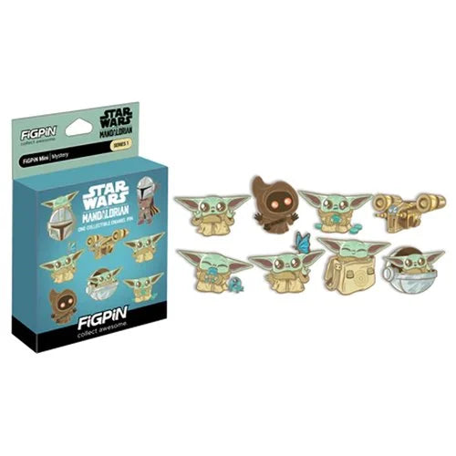 Star Wars Mandalorian and Grogu Mystery Minis Series 1 Enamel Pins
