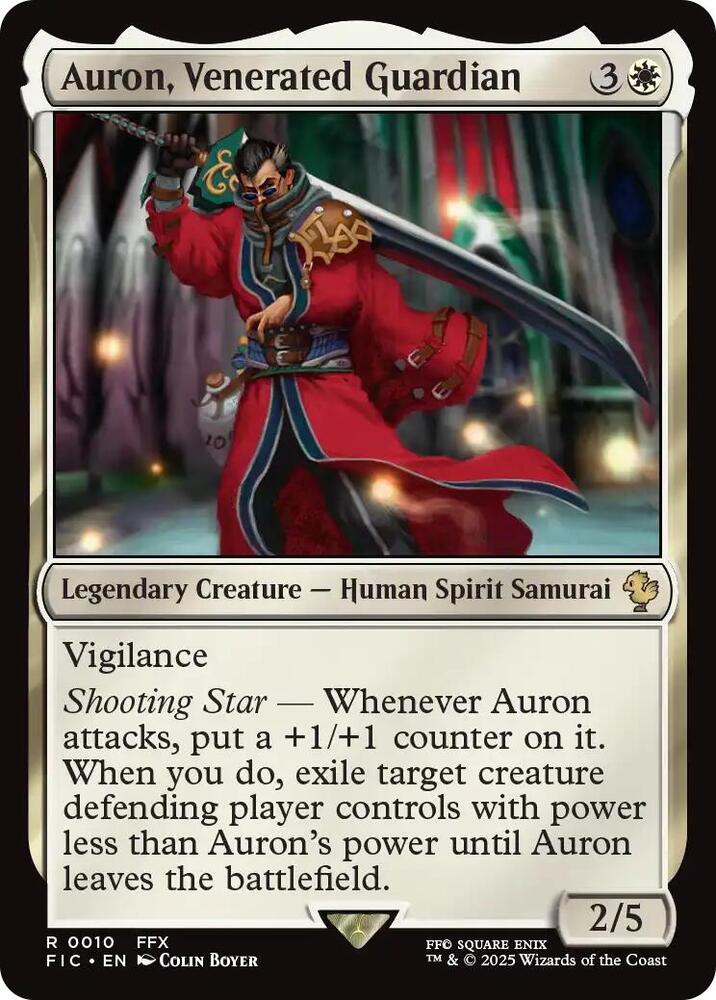 Magic: The Gathering | Auron, Venerated Guardian