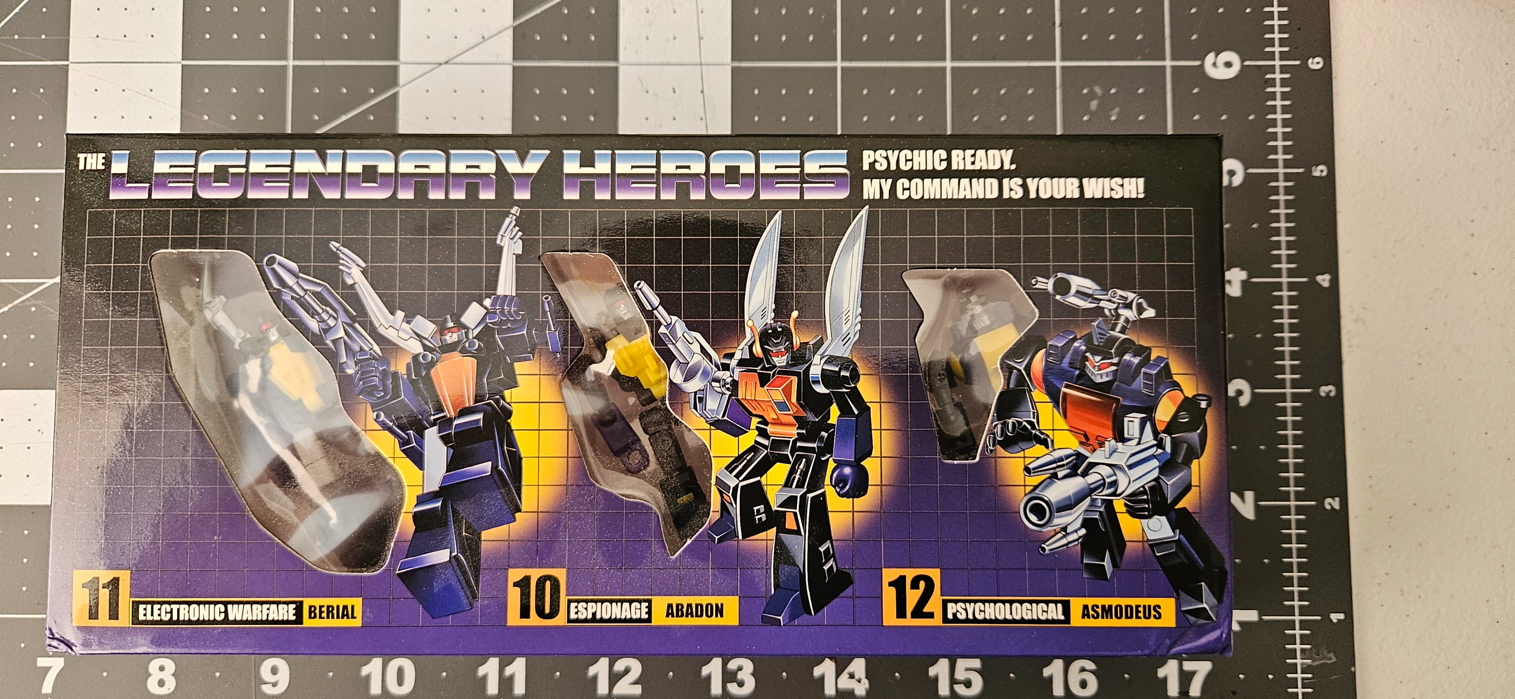 NewAge the Legendary Heroes H-10 Abadon Kickback H-11 Berial Shrapnel H-12 Asmodeus Bombshell Insecticons Set of 3