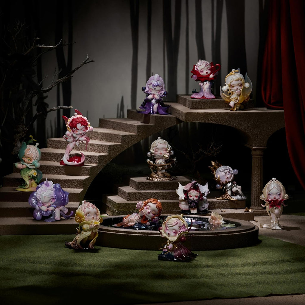 POP MART SKULLPANDA Petals in Four Acts Series Figures
