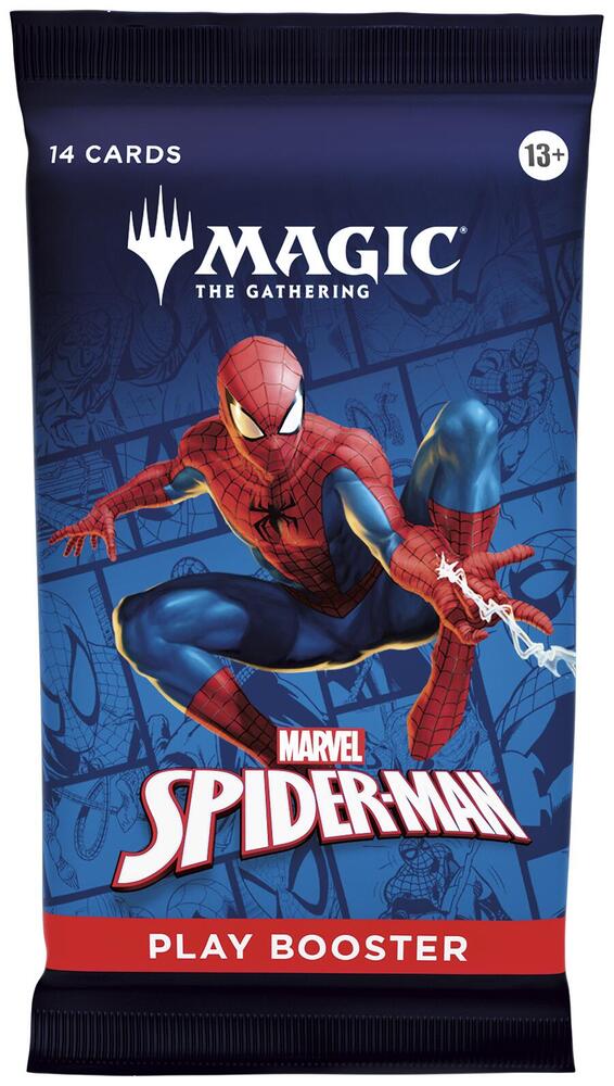 mtg spider man play booster box Magic: The Gathering Marvel's Spider-Man Verse%20and%20team%20up%20to%20take%20down%20the%20sinister%20foes%20that%20threaten%20the%20city NICE PULLS From MTG Spider-Man